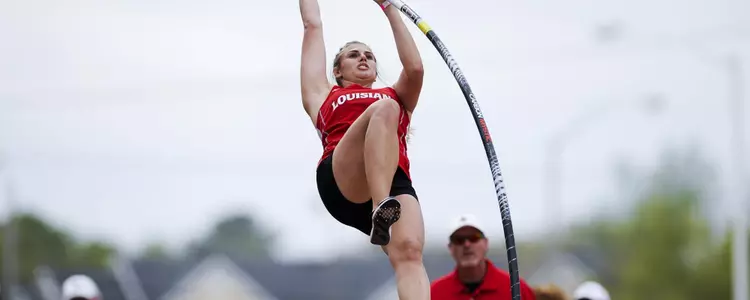 Louisiana Track and Field Friday, March 16, 2018 during the Louisiana Classics at the Track and Soccer Complex in Lafayette, La.  Photo by Brad Kemp
