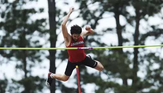 Louisiana Track and Field during the LA Classics Saturday March 17, 2018 at Cajun Track Complex in Lafayette, La. Photo by Brad Kemp