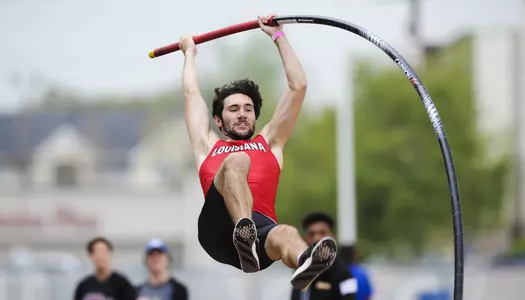 Louisiana Track and Field during the LA Classics Saturday March 17, 2018 at Cajun Track Complex in Lafayette, La. Photo by Brad Kemp