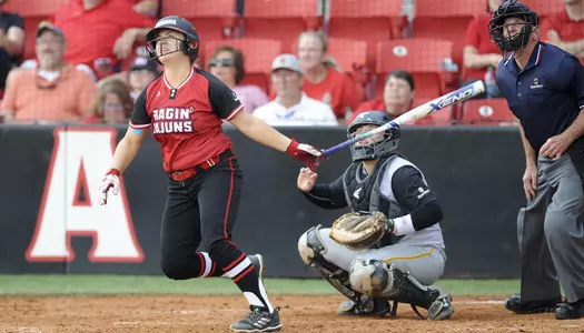 Louisiana Softball against App State Sunday, March 18, 2018 at Lamson Park in Lafayette, La. Photo by Brad Kemp