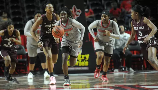 Louisiana Women's Basketball against UALR Saturday Marsh 3, 2018 at the Cajundome in Lafayette, La. Photo by Brad Kemp