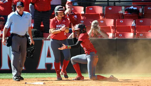 Louisiana Softball games 1 & 2 against Texas State  Sunday April 15, 2018 at Russo Park  in Lafayette, La. Photo by Brad kemp
