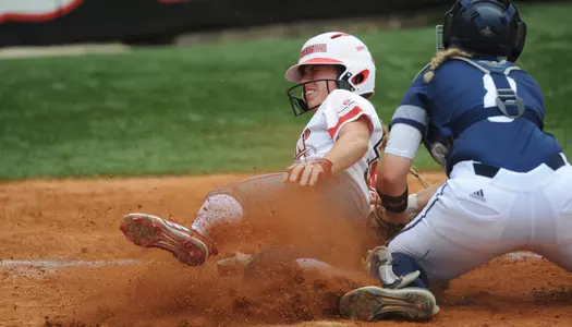 Louisiana Softball against Georgia Southern during their game Saturday April 21, 2018 at Lamson Park in Lafayette, La. Photo by Brad Kemp/Ragincajuns.com