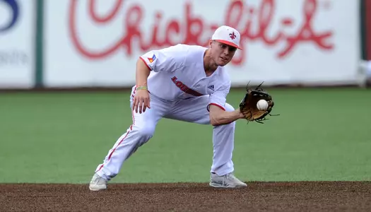Louisiana basesall against UALR Sunday April 22, 2018 at Russo Park in Lafayette, La. Photo by Brad Kemp/Ragincajuns.com