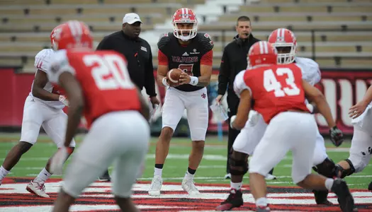 Louisiana football spring practice Sunday April 8, 2018 at Cajun Field in Lafayette, La. Photo by Brad Kemp/Ragincajuns.com