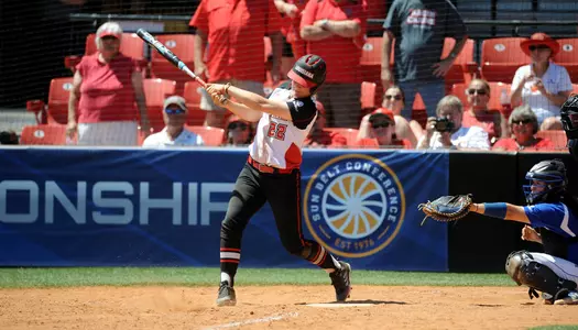 Louisiana Softball against Georgia State Thursday May 510 2018 during the 2018 Sun Belt Softball Tournament at Lamson Park in Lafayette, La. Photo by Brad Kemp/Ragincajuns.com