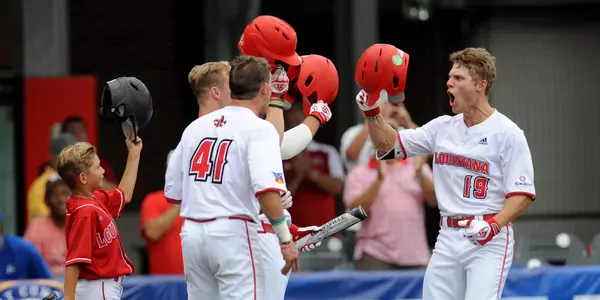 Louisiana basesall against UALR Thursday May 24, 2018 during the 2018 Sun Belt Baseball Tournament in Russo Park at M.L. Tigue Moore Field in Lafayette, La. Photo by Brad Kemp/Ragincajuns.com