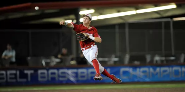 Louisiana basesall against Troy Thursday May 24, 2018 during the 2018 Sun Belt Baseball Tournament in Russo Park at M.L. Tigue Moore Field in Lafayette, La. Photo by Brad Kemp/Ragincajuns.com