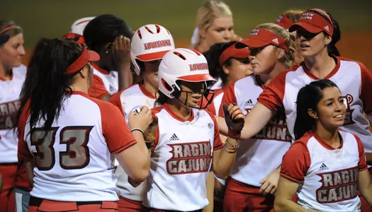 Louisiana Softball against ULM during their game Friday May 4, 2018 at Lamson Park in Lafayette, La. Photo by Brad Kemp/Ragincajuns.com