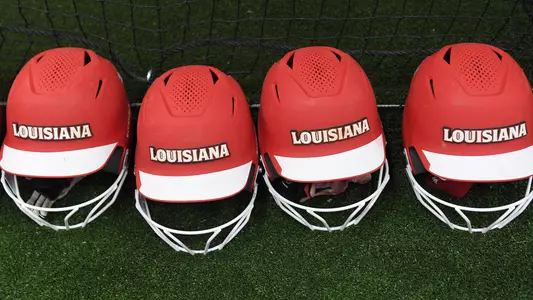 Softball Helmets at Ole Miss 2019