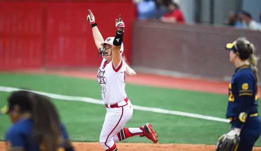 Comeaux HR Celebration vs Cal 2.11.19