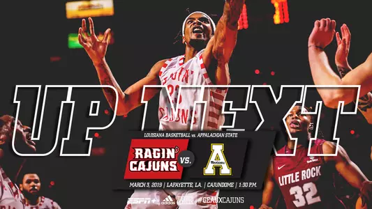 MBB Up Next - vs. Appalachian State