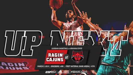 MBB Up Next - at Arkansas State