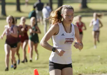 Photo by Benjamin Krain —10/17/20—The UA Little Rock Cross Country team hosts the Little Rock Open at War Memorial Park. 10 teams competed against the Trojans in event