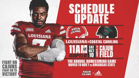 schedule change oct 10 nov 7