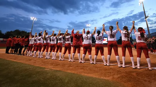Softball National Anthem vs Lamar 2.11.20