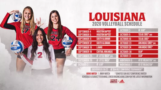 VB 2020 Season Schedule Graphic