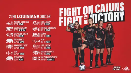 2020 Soccer Schedule Graphic