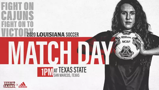 Louisiana Soccer Graphic - at Texas State