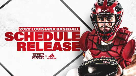 2022 Baseball Schedule Release Graphic