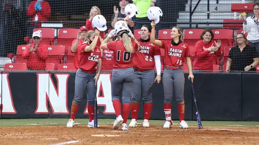 Softball HR Celebration vs. Buffalo 2.26.21