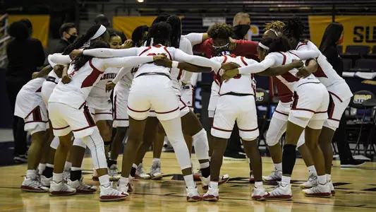 Women's Basketball Huddle