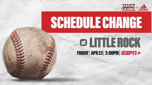 Baseball Schedule Change