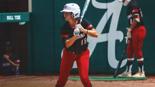 Kaitlyn Alderink At Bat at Alabama 4.24.21