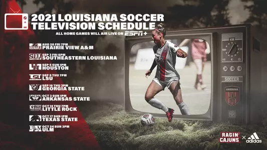 2021 Soccer TV Schedule Graphic