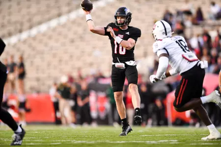 10/23/2022 Louisiana vs. Arkansas State (Blackout Game). Final Score Louisiana 38 Arkansas State 18. Photo by Benjamin R. Massey.