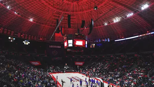 Inside Cajundome WBB Game 2021-22
