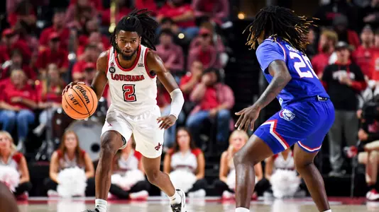 11/17/2022 Louisiana vs LA Tech. Final score Louisiana 94 LA Tech 88. Photo by Benjamin R. Massey.