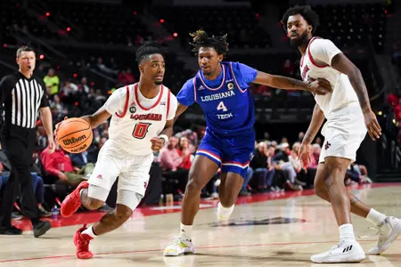 11/17/2022 Louisiana vs LA Tech. Final score Louisiana 94 LA Tech 88. Photo by Benjamin R. Massey.