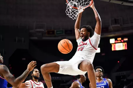 11/17/2022 Louisiana vs LA Tech. Final score Louisiana 94 LA Tech 88. Photo by Benjamin R. Massey.