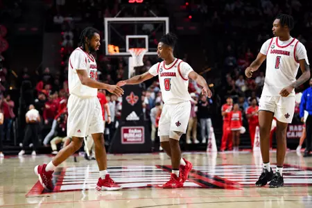11/17/2022 Louisiana vs LA Tech. Final score Louisiana 94 LA Tech 88. Photo by Benjamin R. Massey.