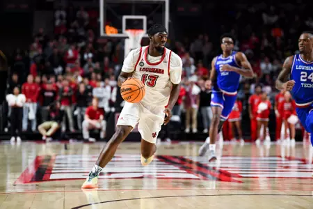 11/17/2022 Louisiana vs LA Tech. Final score Louisiana 94 LA Tech 88. Photo by Benjamin R. Massey.