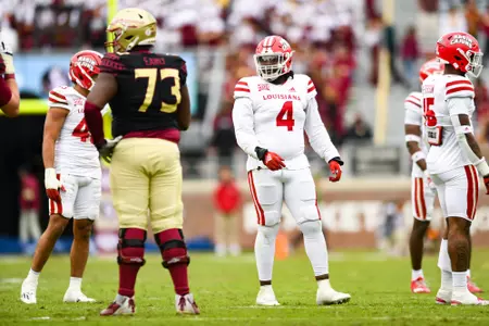 11/19/2022 Louisiana @ Florida State. Final score Louisiana 17 FSU 49. Photo by Benjamin R. Massey.