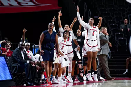 11/07 Louisiana vs Houston WBB. Final score Louisiana 55 Houston 48. Photo by Benjamin R. Massey.