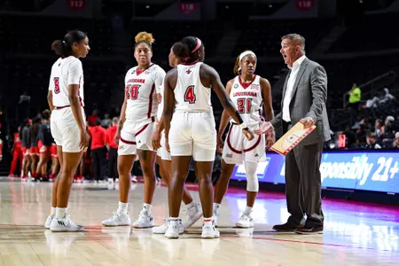11/07 Louisiana vs Houston WBB. Final score Louisiana 55 Houston 48. Photo by Benjamin R. Massey.