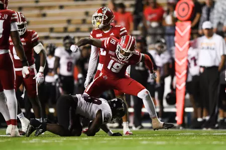 11/09/2022 Louisiana vs. Troy. Final score: Louisiana 17 Troy 21. Photo by Benjaim R. Massey.