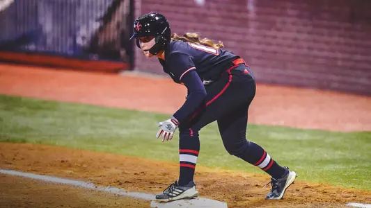 Sophie Piskos on base vs. Nicholls 2.15.22