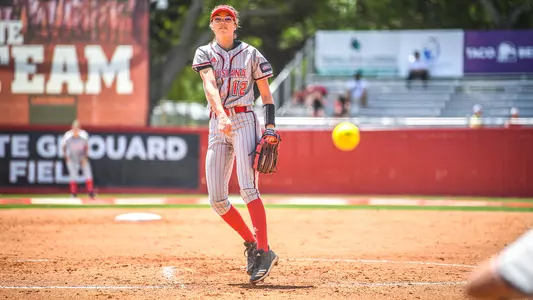 Sam Landry Pitching vs. Troy 4.10.22