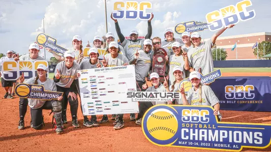 2022 Sun Belt Softball Tournament Champions