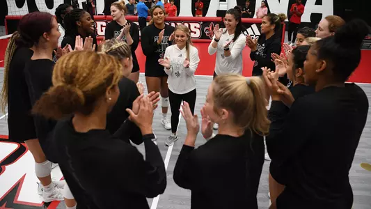Volleyball Group at Red-White Scrimmage 08.17.22