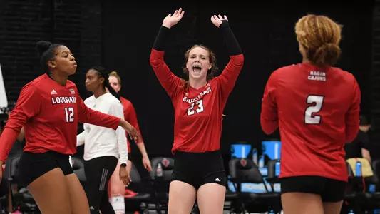 Coco Gillett Celebrates 2022 Scrimmage