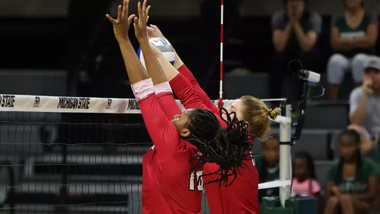 Kara Barnes & Celeste Darling Block vs. MSU 08.26.22