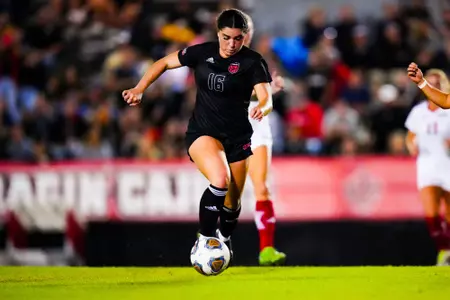 Sisley Stephens October 19, 2023 Louisiana Women's Soccer vs Arkansas State in Lafayette, LA at Home Bank Track and Soccer Complex. Final Score Louisiana 2 Marshall 1. Photo by Benjamin R. Massey/Ragin Cajun Athletics