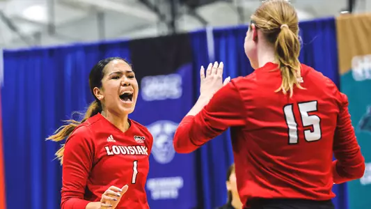 VB Siena and Celeste Celebrate vs. ODU 11.16.23