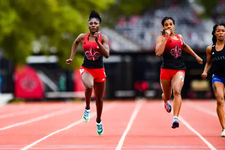 March 18, 2023 Louisiana Classics for Track and Field in Lafayette, LA at the Home Bank Track and Soccer facility. Photo by Benjamin R. Massey/Ragin Cajun Athletics