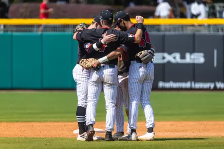 during Game Fourteen of the 2023 Guardian Credit Union Sun Belt Baseball Championships, presented by Troy University between Louisiana and Coastal Carolina at Riverwalk Stadium on May 27, 2023 in Montgomery, Alabama. (Photograph by AJ Henderson / Sun Belt Conference)
